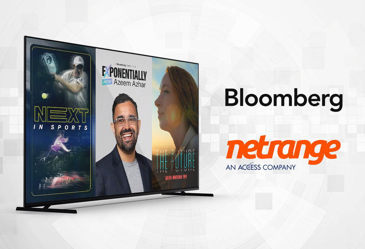 Bloomberg TV extends reach through  NetRange Smart TV Portal