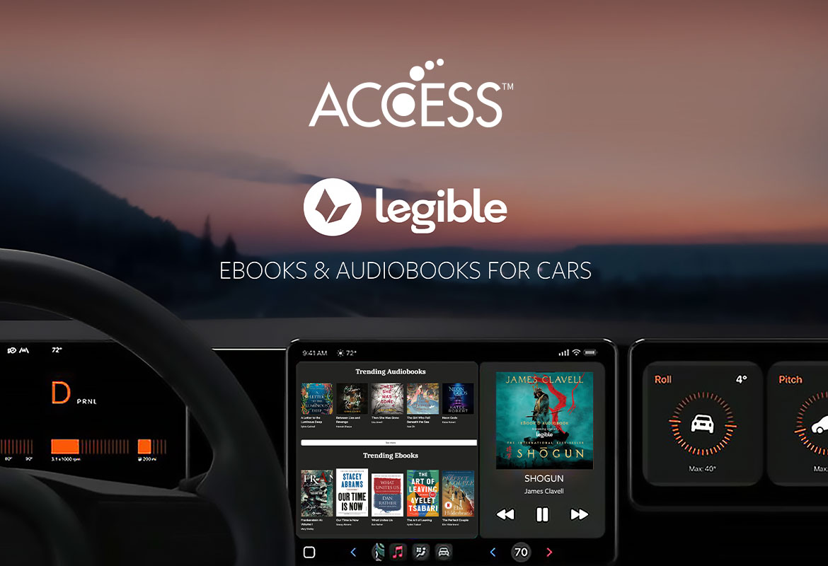 Legible Partners with ACCESS Europe to Bring eBooks and Audiobooks to Connected Vehicles