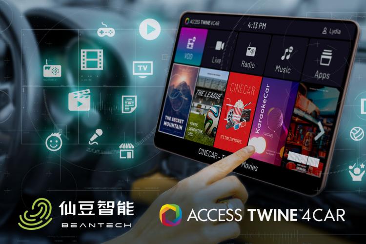 BEAN TECH selects ACCESS Twine™ For Car to provide integrated in-vehicle infotainment services
